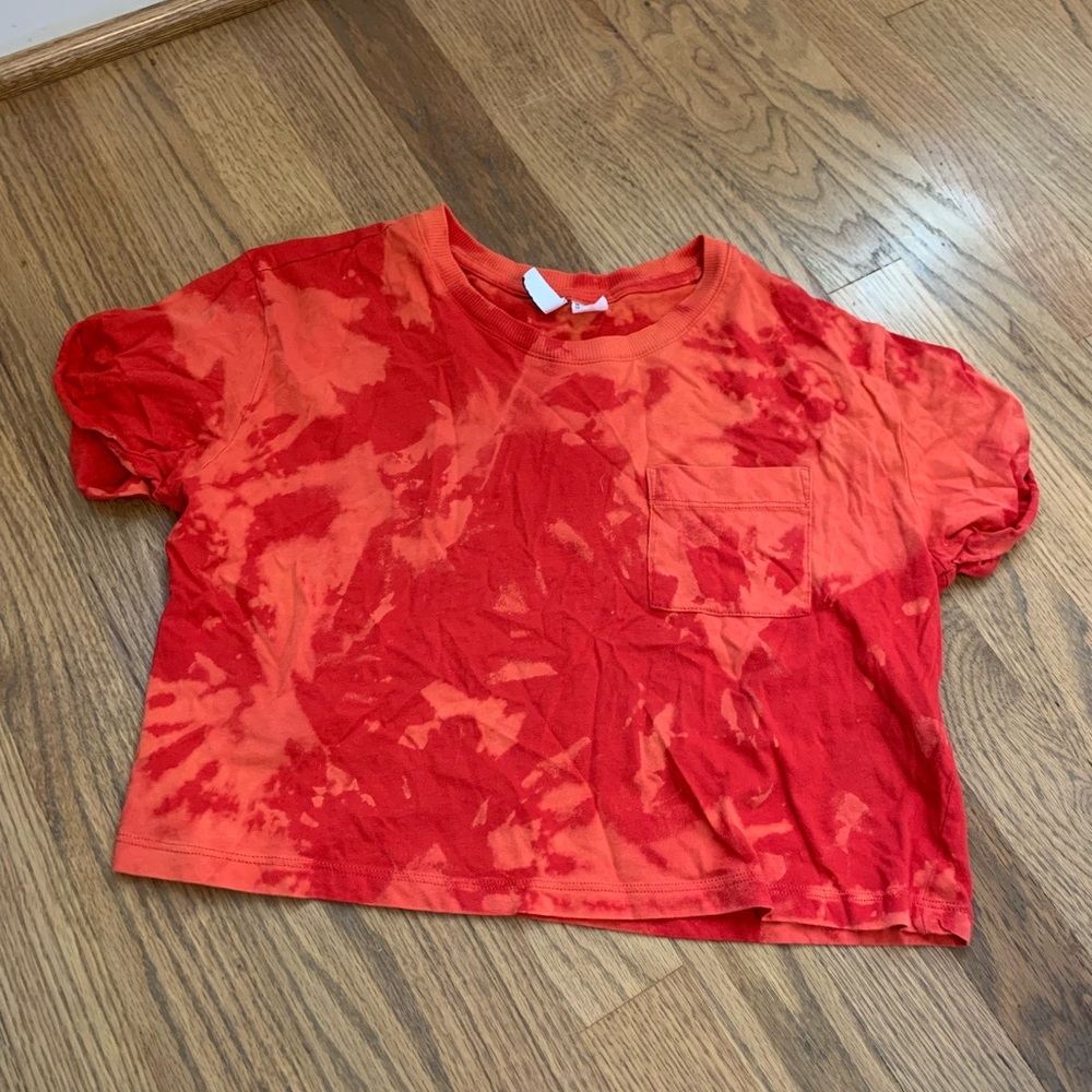 tie dye crop top